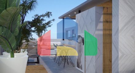 Квартира 2+1 loft - Penthouse 142 м2 c большой террасой на крыше 53 м2 в Эсентепе