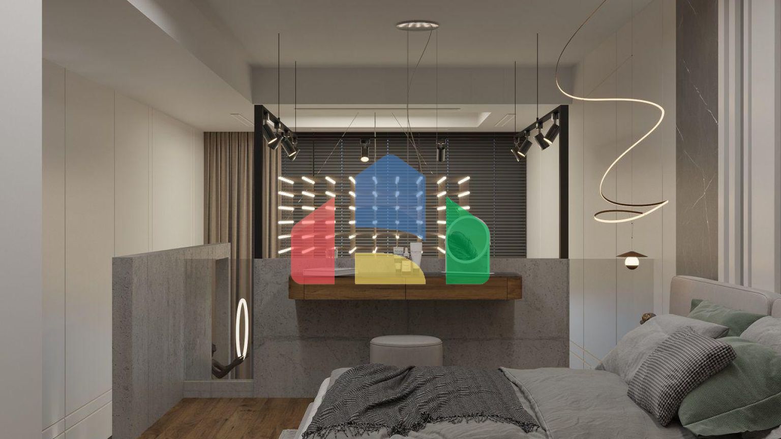 Квартира 2+1 loft - Penthouse 142 м2 c большой террасой на крыше 53 м2 в Эсентепе