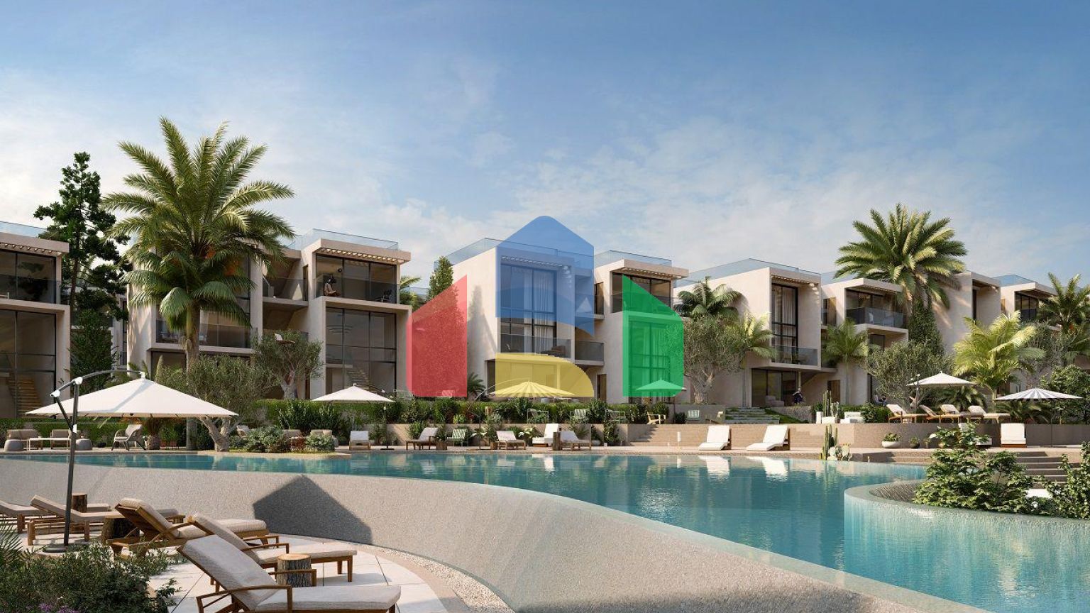 Вилла Luxury 4+1 (273 м2 ) на первой береговой линии в Эсентепе