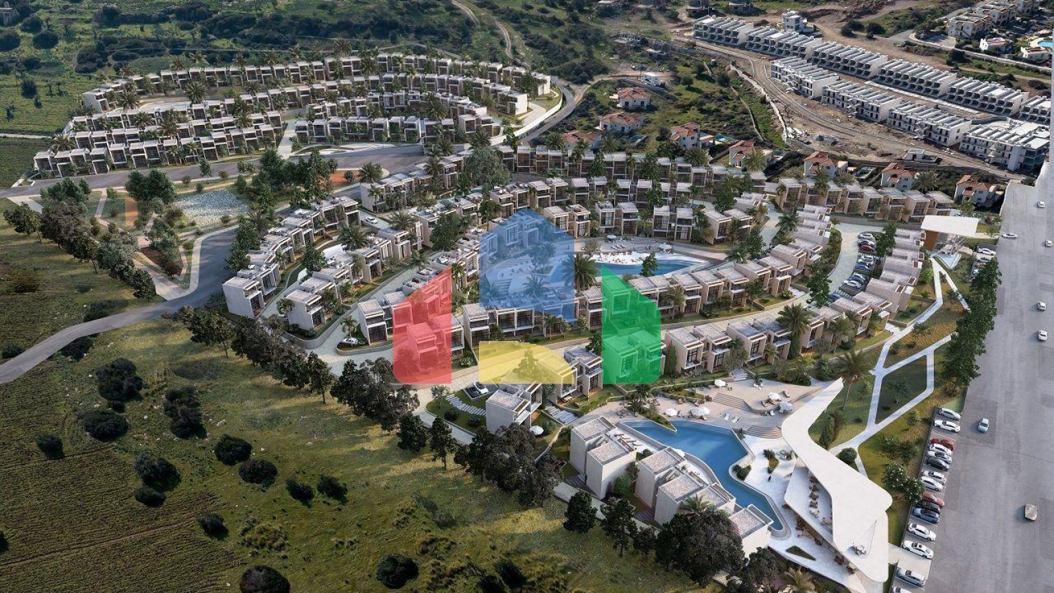 Вилла Luxury 4+1 (273 м2 ) на первой береговой линии в Эсентепе