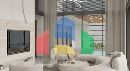 Вилла Luxury 4+1 (273 м2 ) на первой береговой линии в Эсентепе