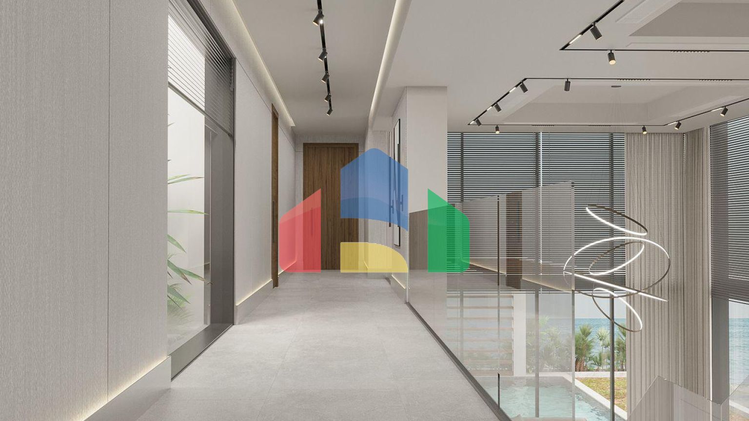 Вилла Luxury 4+1 (273 м2 ) на первой береговой линии в Эсентепе