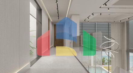 Вилла Luxury 4+1 (273 м2 ) на первой береговой линии в Эсентепе