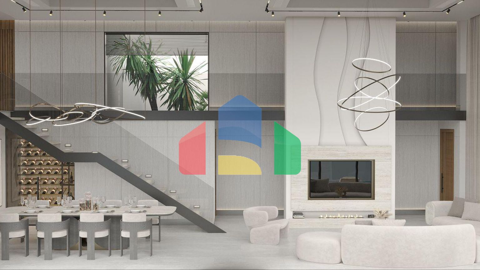 Вилла Luxury 4+1 (273 м2 ) на первой береговой линии в Эсентепе