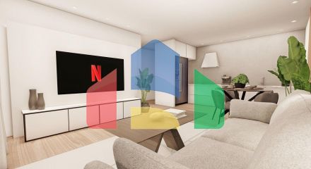 Квартира 2+1 (70 м2) в центре Кирении