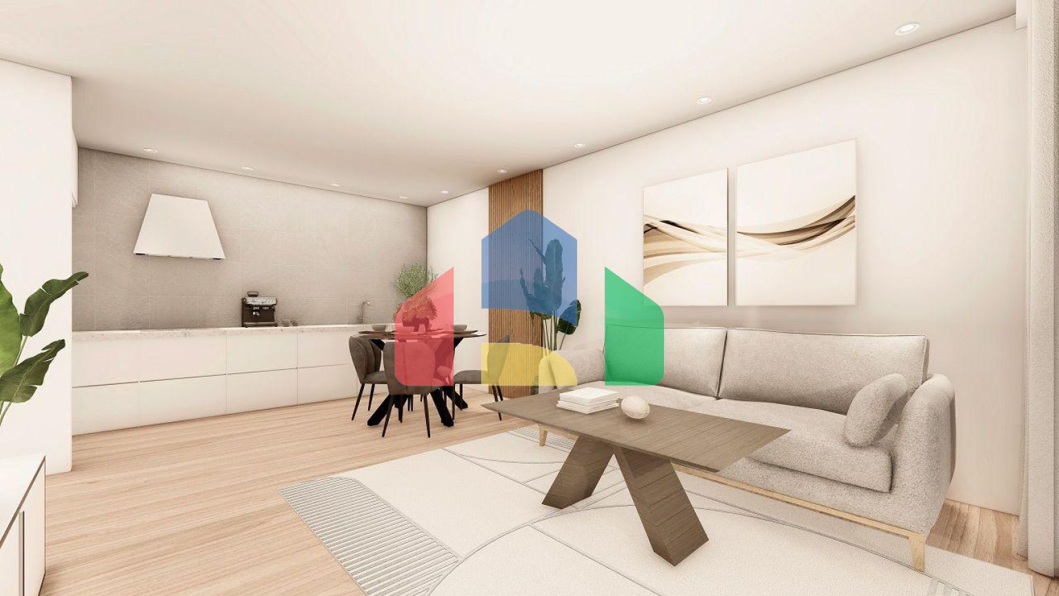 Квартира 2+1 (70 м2) в центре Кирении