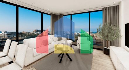 Квартира 3+1 (90 м2) в центре Кирении
