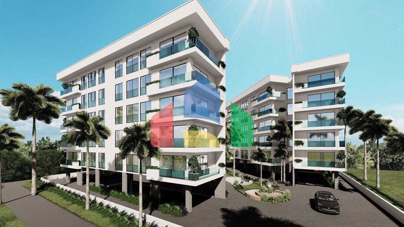 Квартира 3+1 (90 м2) в центре Кирении