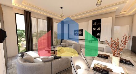 Квартира 2+1 (74 м2) с террасой на крыше в уютном комплексе в Алсанджаке