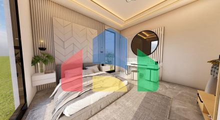 Квартира 2+1 (74 м2) с террасой на крыше в уютном комплексе в Алсанджаке