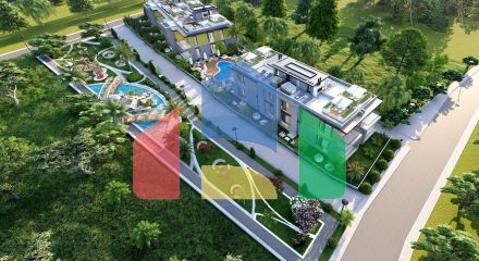 Квартира 2+1 (74 м2) с террасой на крыше в уютном комплексе в Алсанджаке Квартира 2+1 (74 м2) с террасой на крыше в уютном комплексе в Алсанджаке