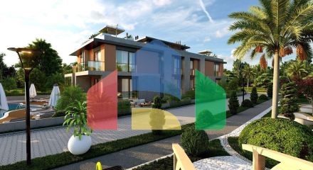 Квартира 2+1 (74 м2) с террасой на крыше в уютном комплексе в Алсанджаке Квартира 2+1 (74 м2) с террасой на крыше в уютном комплексе в Алсанджаке