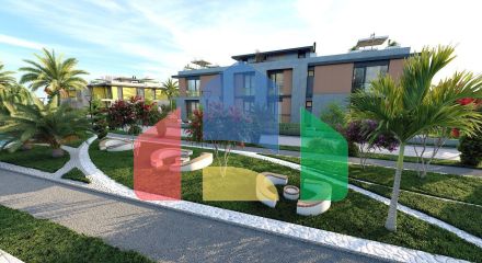 Квартира 2+1 (74 м2) с террасой на крыше в уютном комплексе в Алсанджаке Квартира 2+1 (74 м2) с террасой на крыше в уютном комплексе в Алсанджаке