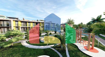 Квартира 2+1 (74 м2) с террасой на крыше в уютном комплексе в Алсанджаке Квартира 2+1 (74 м2) с террасой на крыше в уютном комплексе в Алсанджаке