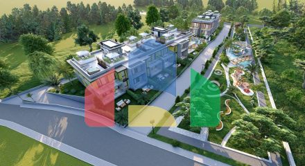 Квартира 2+1 (74 м2) с террасой на крыше в уютном комплексе в Алсанджаке Квартира 2+1 (74 м2) с террасой на крыше в уютном комплексе в Алсанджаке