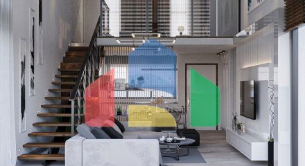 Квартира 2+1 Loft (138 м2 ) с большой террасой в красивом комплексе на берегу моря Квартира 2+1 Loft (138 м2 ) с большой террасой в красивом комплексе на берегу моря