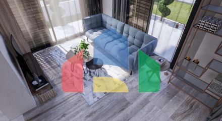 Townhouse 2 + 1 (150 m2) with roof terrace in Karsiyaka