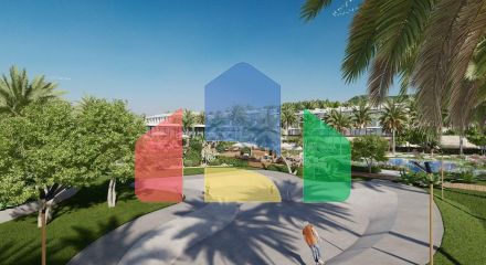 Студия 38 м2 с собственным садом в красивом комплексе в Эсентепе Студия 38 м2 с собственным садом в красивом комплексе в Эсентепе