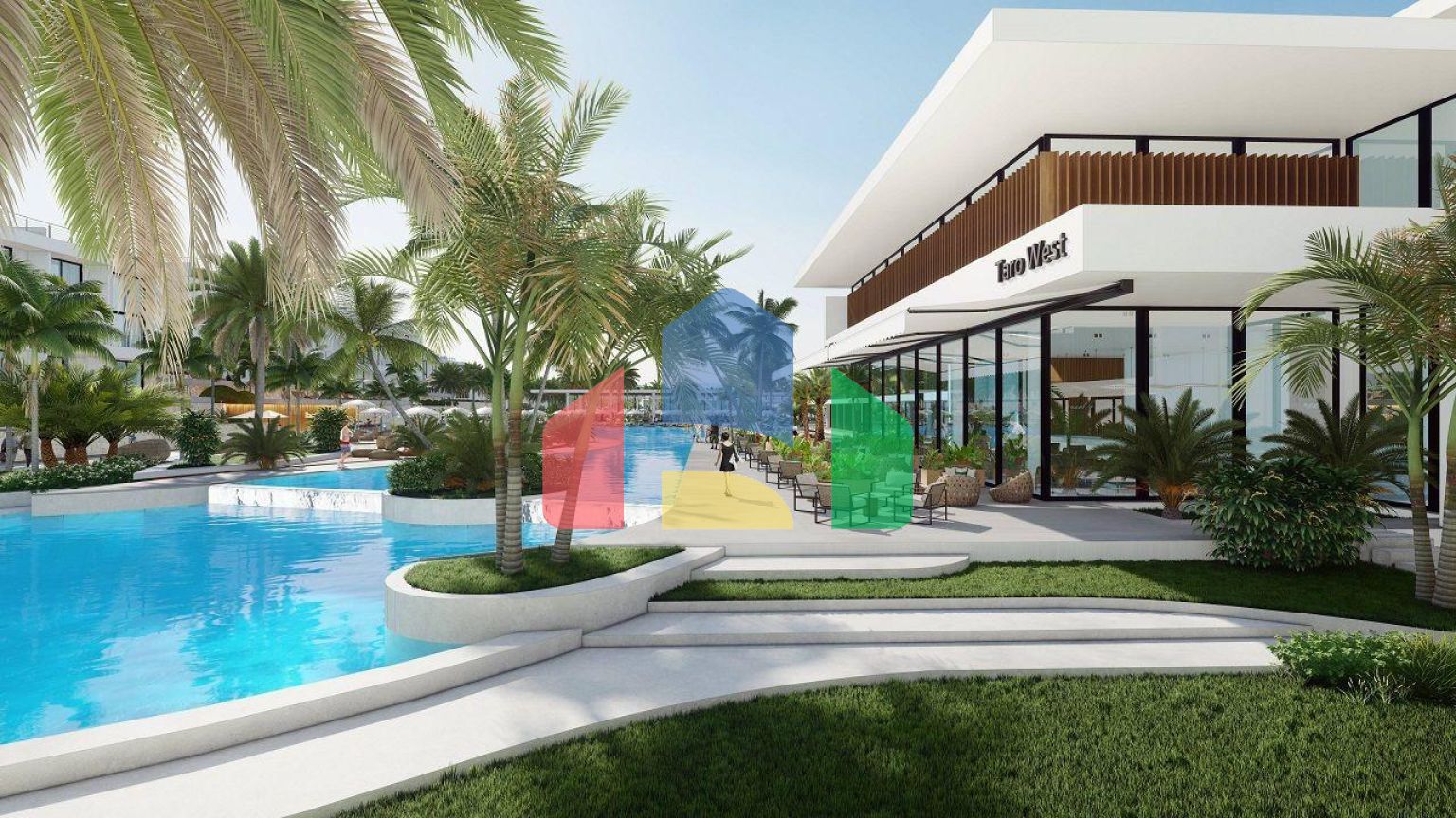 Двухкомнатная квартира 54 м2 с собственным садом в Эсентепе