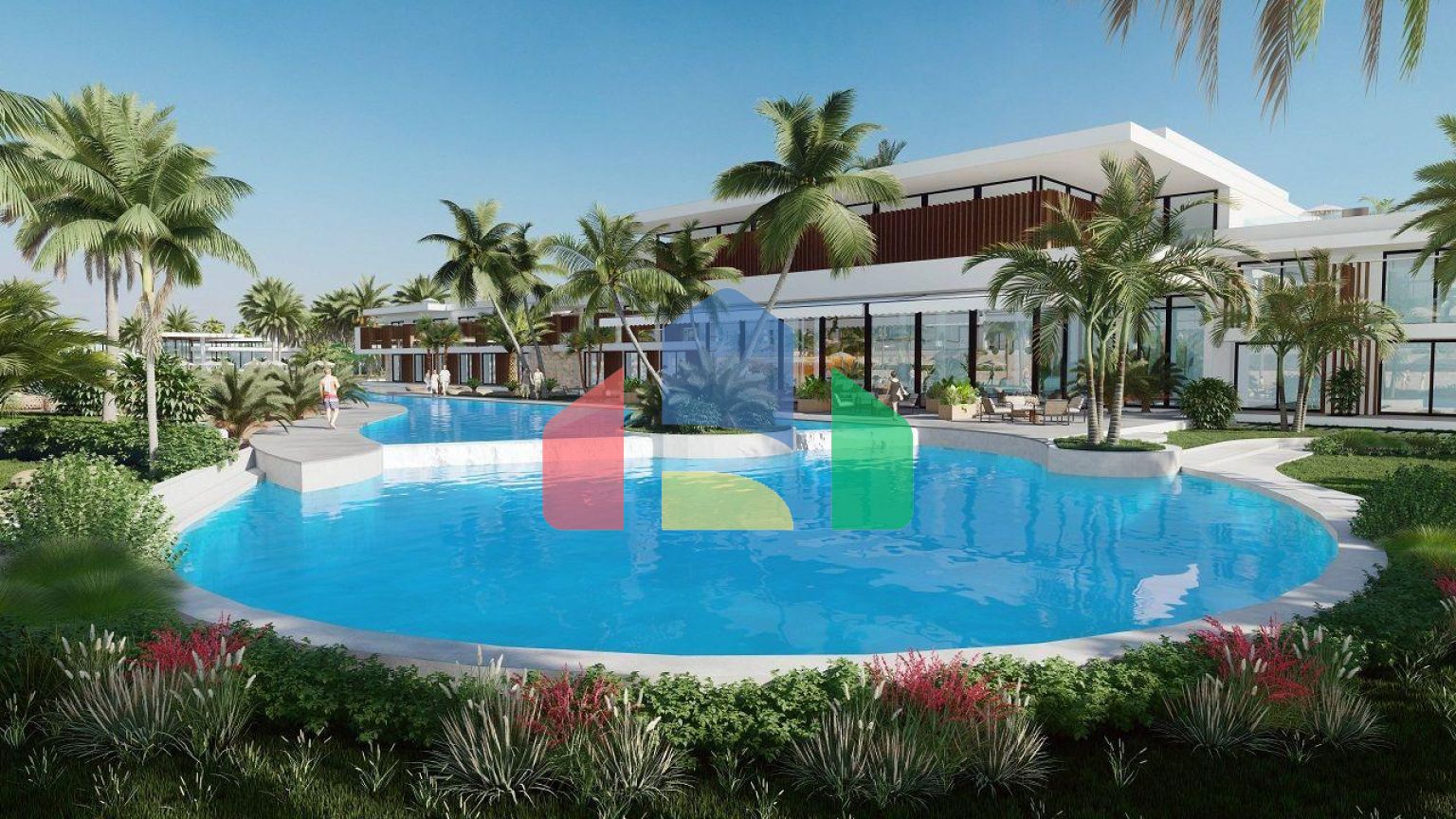 Двухкомнатная квартира 54 м2 с собственным садом в Эсентепе