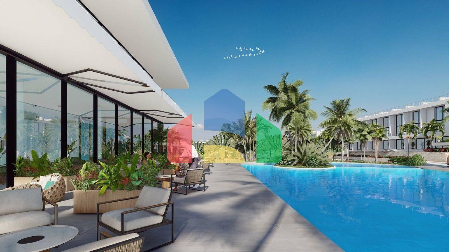 Четырехкомнатная квартира 118 м2 с большой террасой и собственным садом 