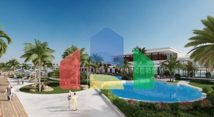 Четырехкомнатная квартира Loft 151 м2 с балконом 24 м2 в красивом комплексе в Эсентепе