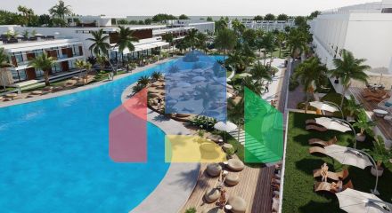 Четырехкомнатная квартира Loft 151 м2 с балконом 24 м2 в красивом комплексе в Эсентепе