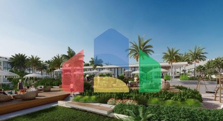 Четырехкомнатная квартира Loft 151 м2 с балконом 24 м2 в красивом комплексе в Эсентепе