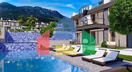 2-комнатный Penthouse 133 м2 с террасой на крыше 58 м2 в новом комплексе в Лапте