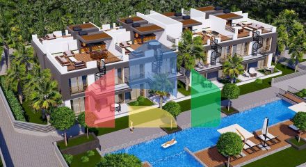 2-комнатный Penthouse 133 м2 с террасой на крыше 58 м2 в новом комплексе в Лапте