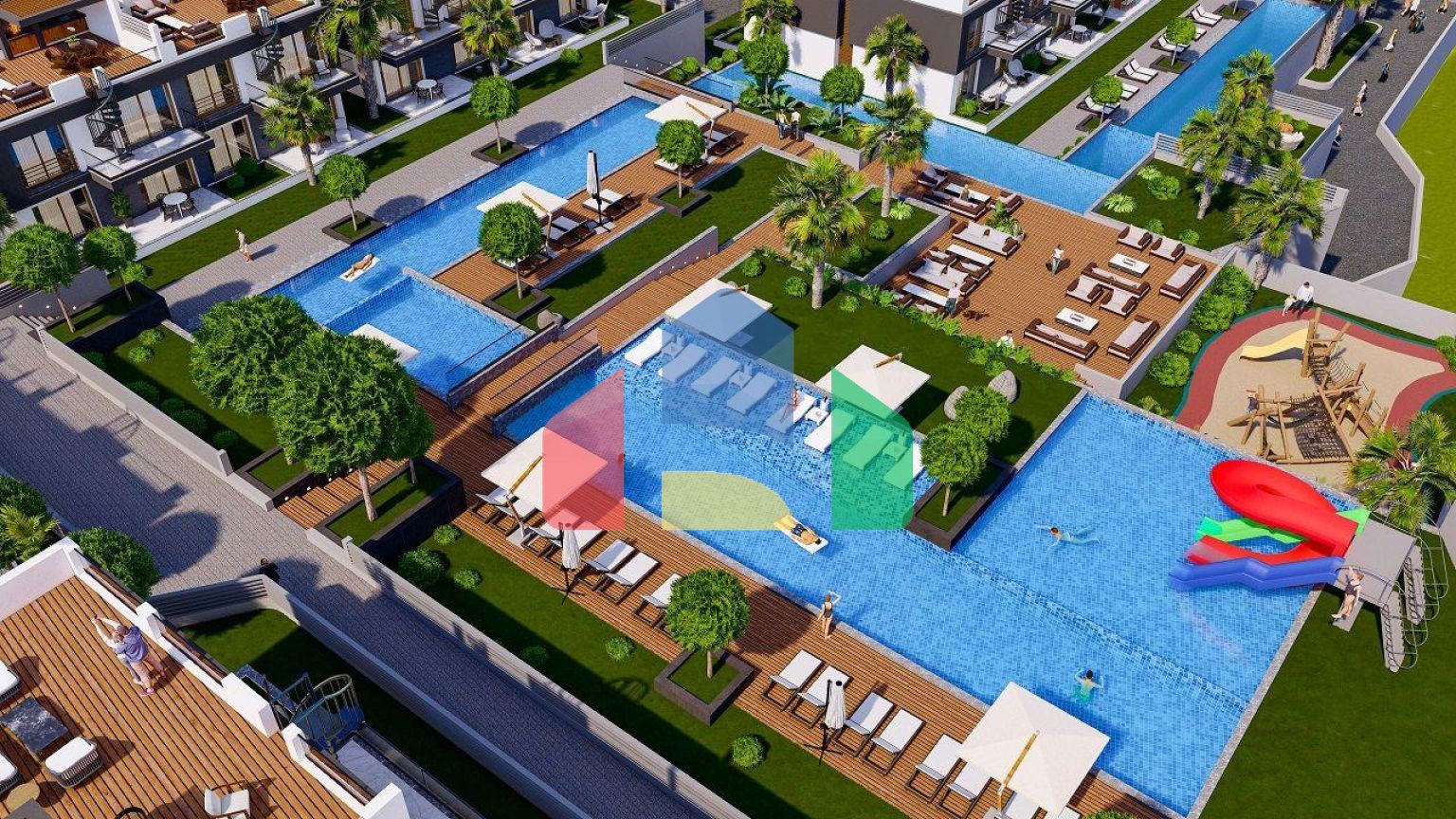 2-комнатный Penthouse 133 м2 с террасой на крыше 58 м2 в новом комплексе в Лапте