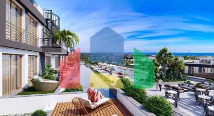 Квартира Penthouse 2+1 (90 м2) в новом комплексе в Лапте