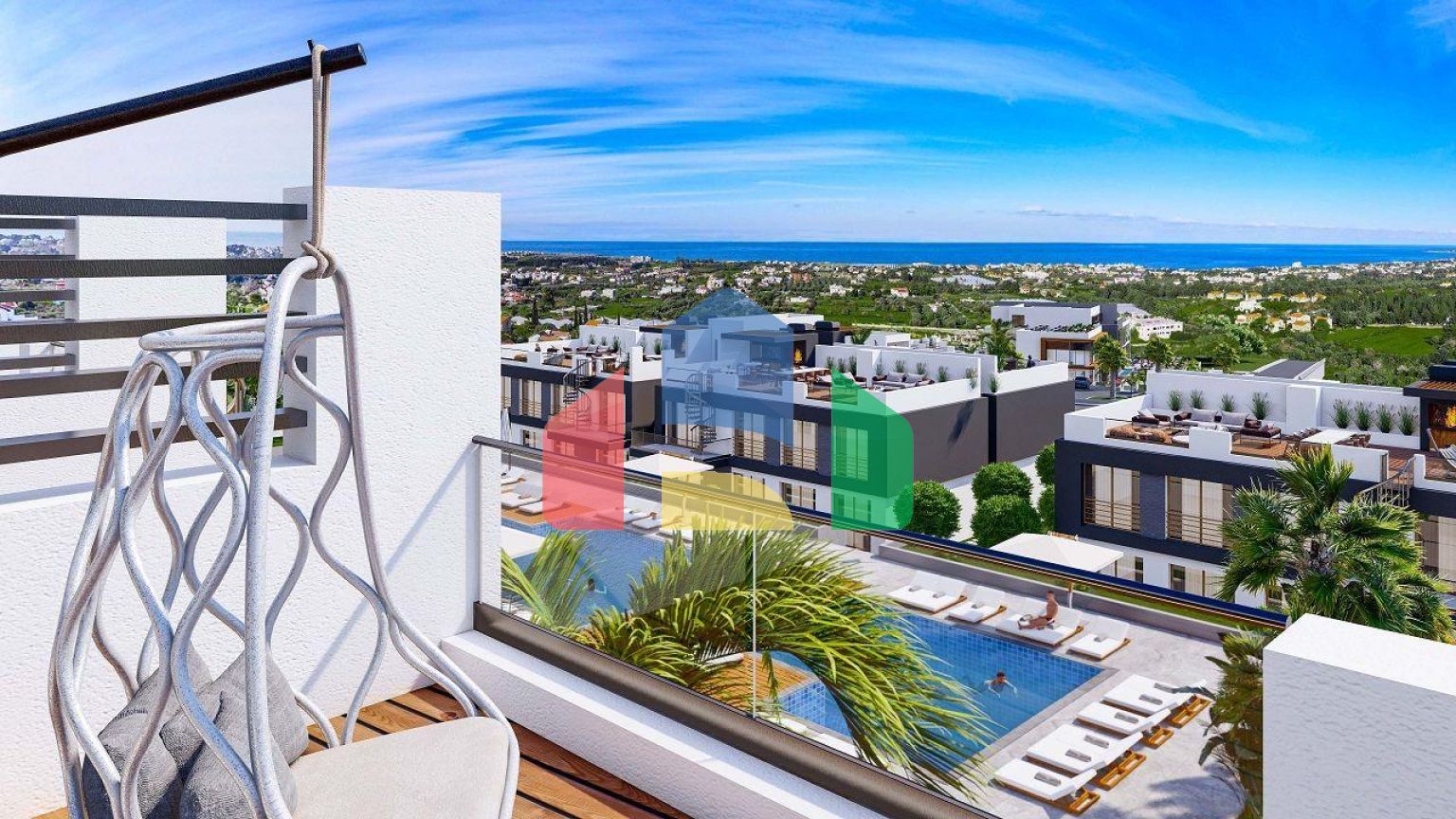 Квартира Penthouse 2+1 (90 м2) в новом комплексе в Лапте