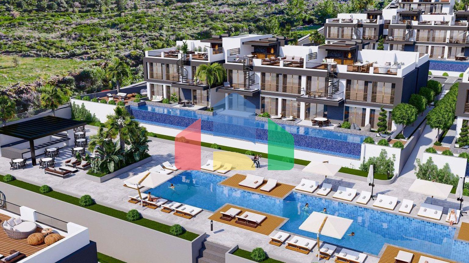 Квартира Penthouse 2+1 (90 м2) в новом комплексе в Лапте