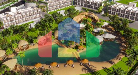 Студия 43 м2 в красивом комплексе в 500 метрах от моря