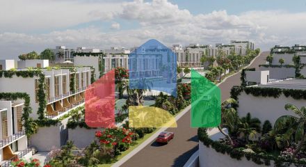 Двухкомнатная квартира 60 м2 в красивом комплексе в 500 метрах от моря Двухкомнатная квартира 60 м2 в красивом комплексе в 500 метрах от моря