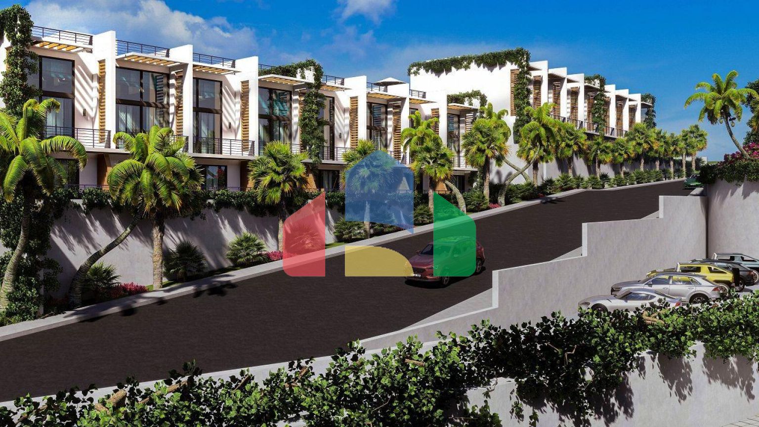 Двухкомнатная квартира 60 м2 в красивом комплексе в 500 метрах от моря