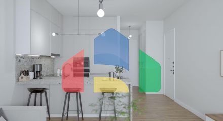 Квартира 1+1 Penthouse 60 м2 с двумя террасами в Каршияке