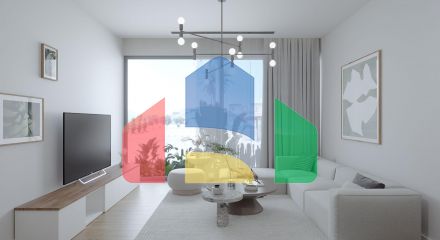 Квартира 1+1 Penthouse 60 м2 с двумя террасами в Каршияке