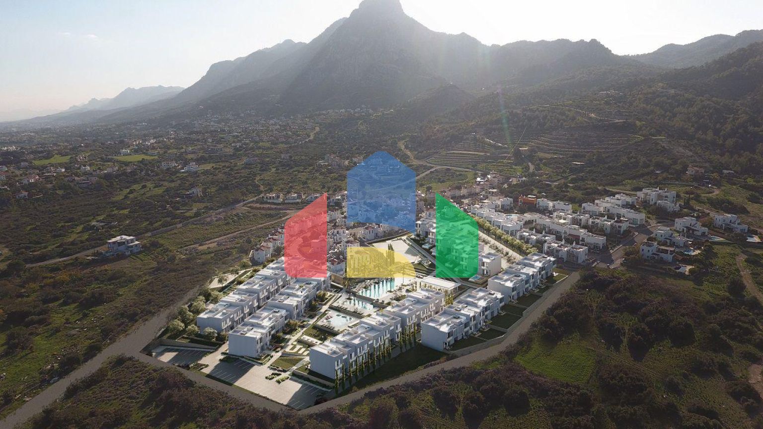 Квартира 1+1 Penthouse 60 м2 с двумя террасами в Каршияке