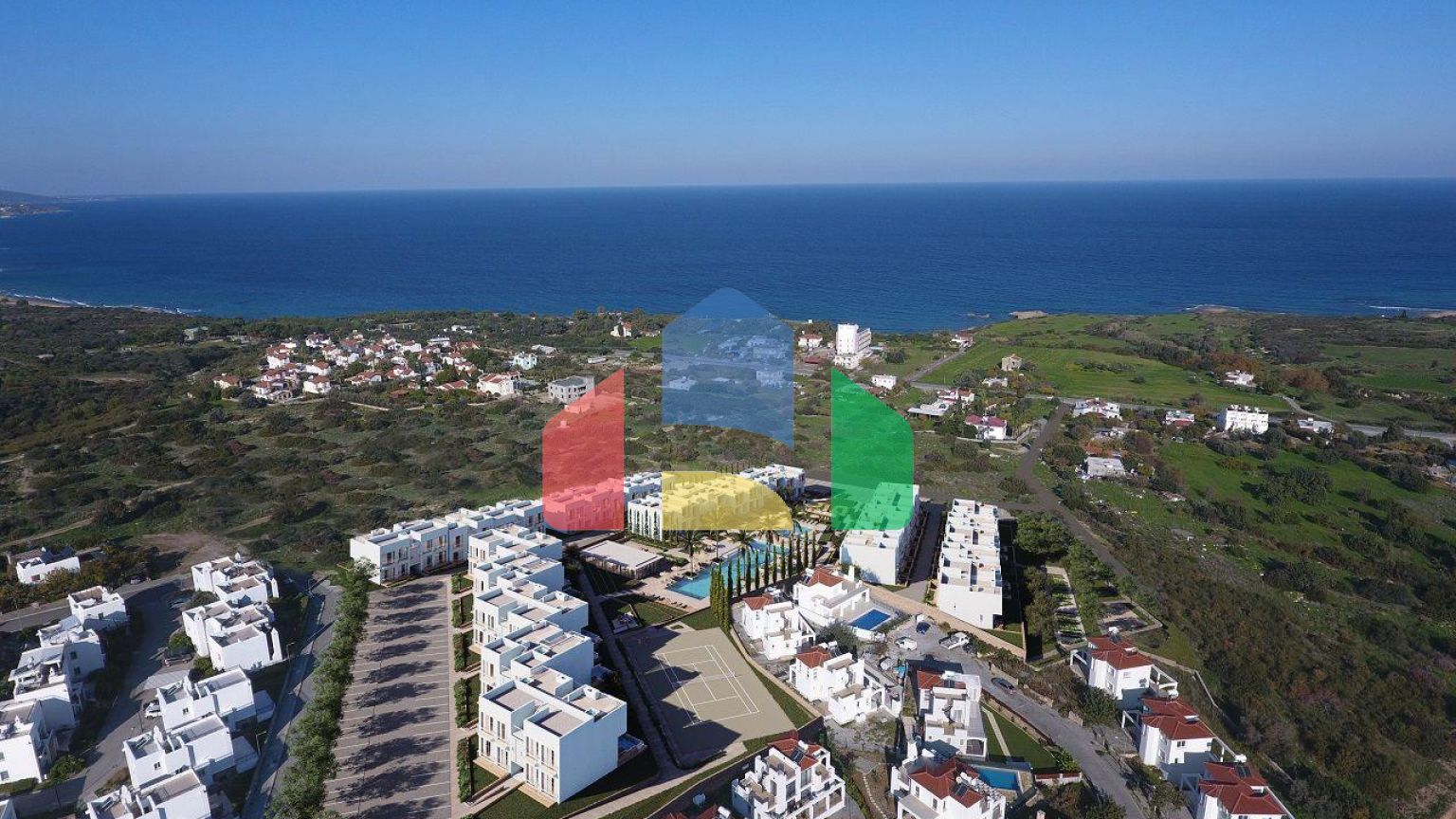 Квартира 1+1 Penthouse 60 м2 с двумя террасами в Каршияке