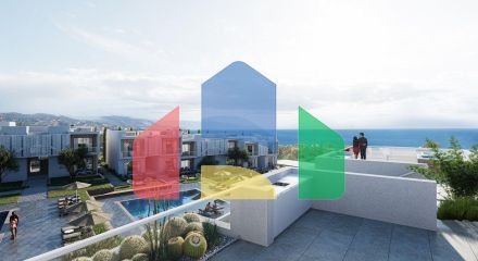 Квартира 1+1 Penthouse 60 м2 с двумя террасами в Каршияке Квартира 1+1 Penthouse 60 м2 с двумя террасами в Каршияке