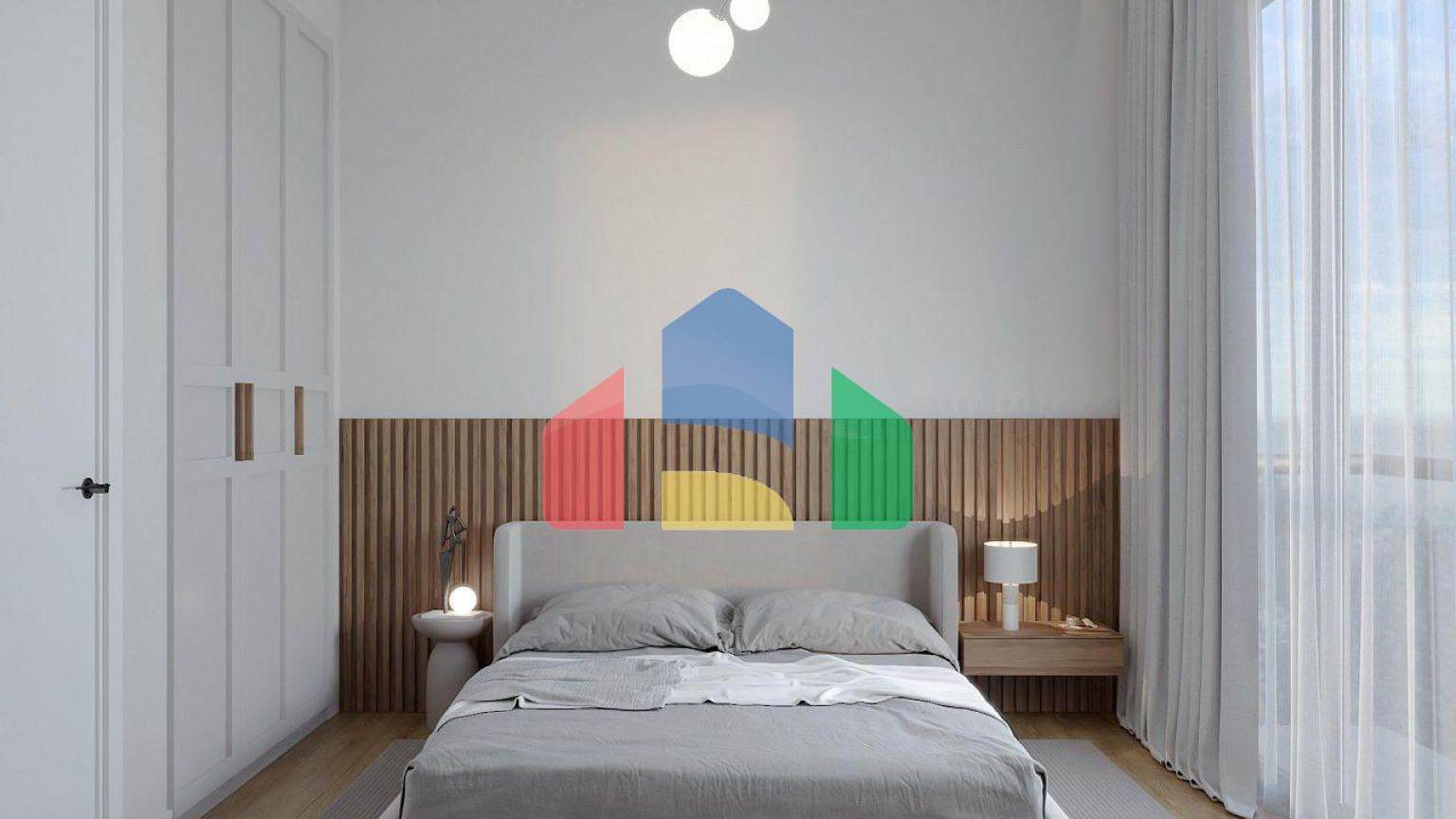 Квартира 2+1Penthouse 80 м2 с двумя террасами в Каршияке