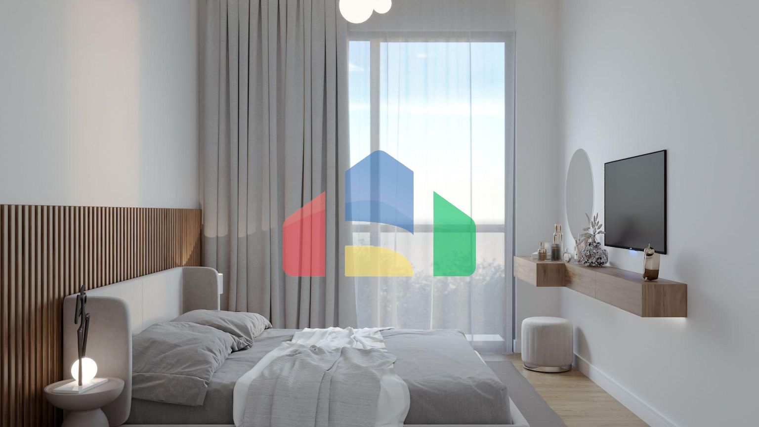 Квартира 2+1Penthouse 80 м2 с двумя террасами в Каршияке