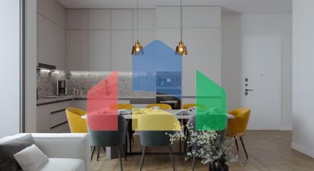 Квартира 2+1 (80  м2) с садом 91м2 в 500 метрах от моря