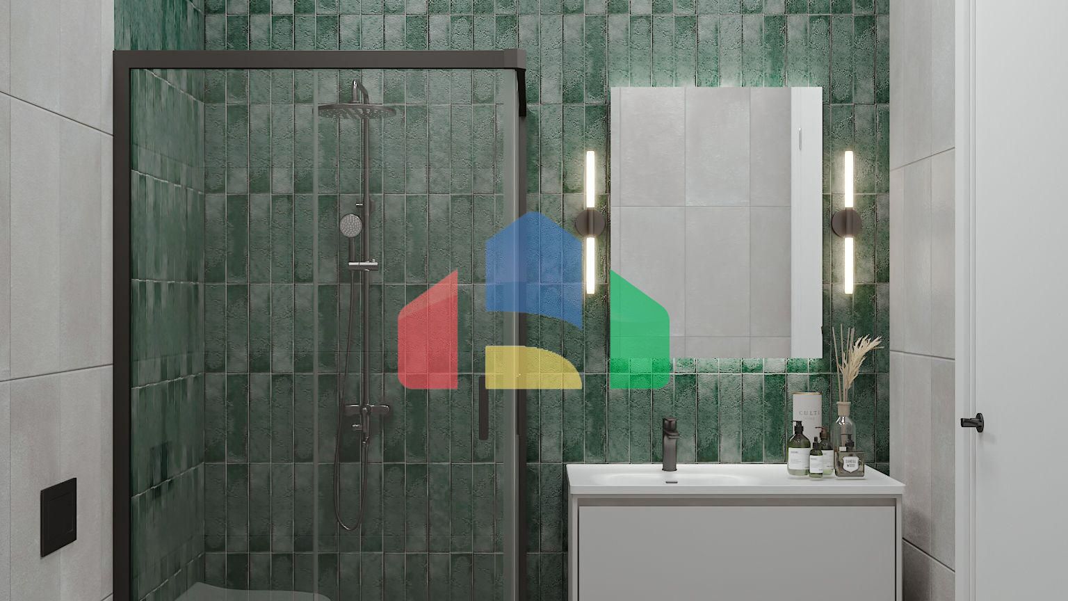 Квартира 2+1 (80  м2) с садом 91м2 в 500 метрах от моря