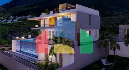 Роскошная вилла 6+2 (507 м2) с бассейном в новом комплексе в Лапте