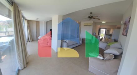 Готовая двухуровневая квартира 5+1(150 м2) с собственным бассейном на первой линии от моря