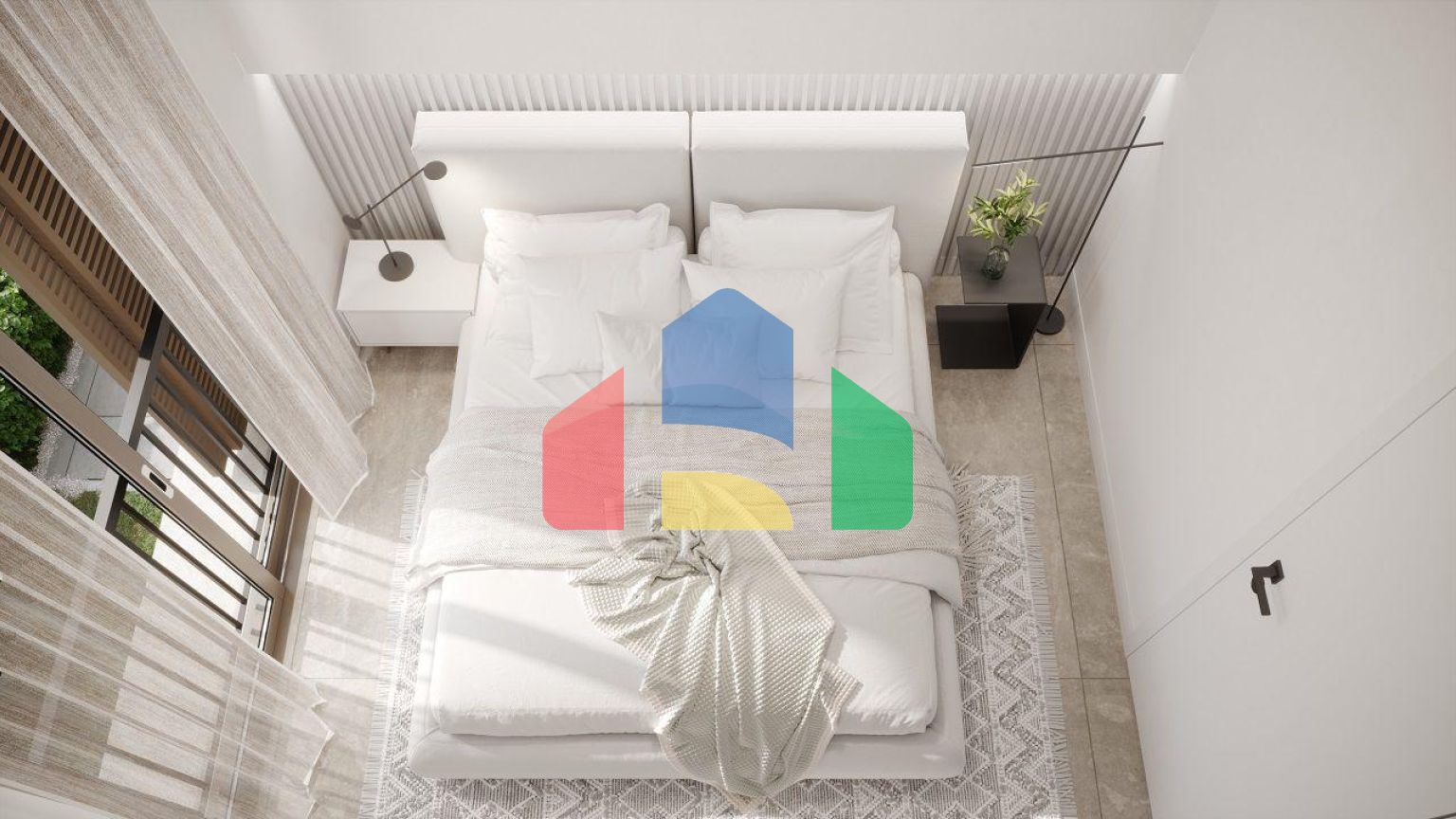 Квартира 2+1 (117  м2) с собственным садом  в новом комплексе в Алсанджаке