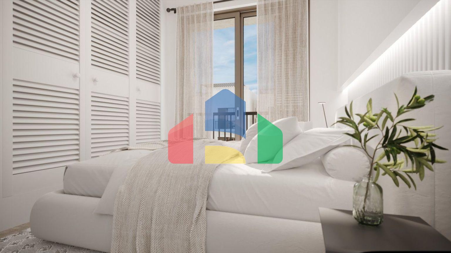 Квартира 2+1 (117  м2) с собственным садом  в новом комплексе в Алсанджаке